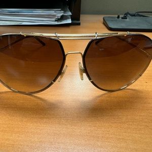 Dolce & Gabbana DG2075 Polished Gold Rimless Sunlasses